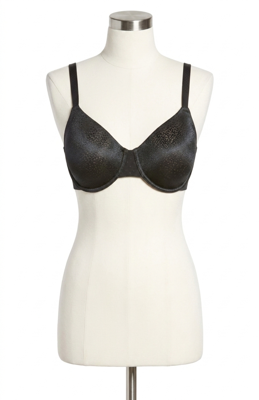 NEW WACOAL back appeal underwire bra in black